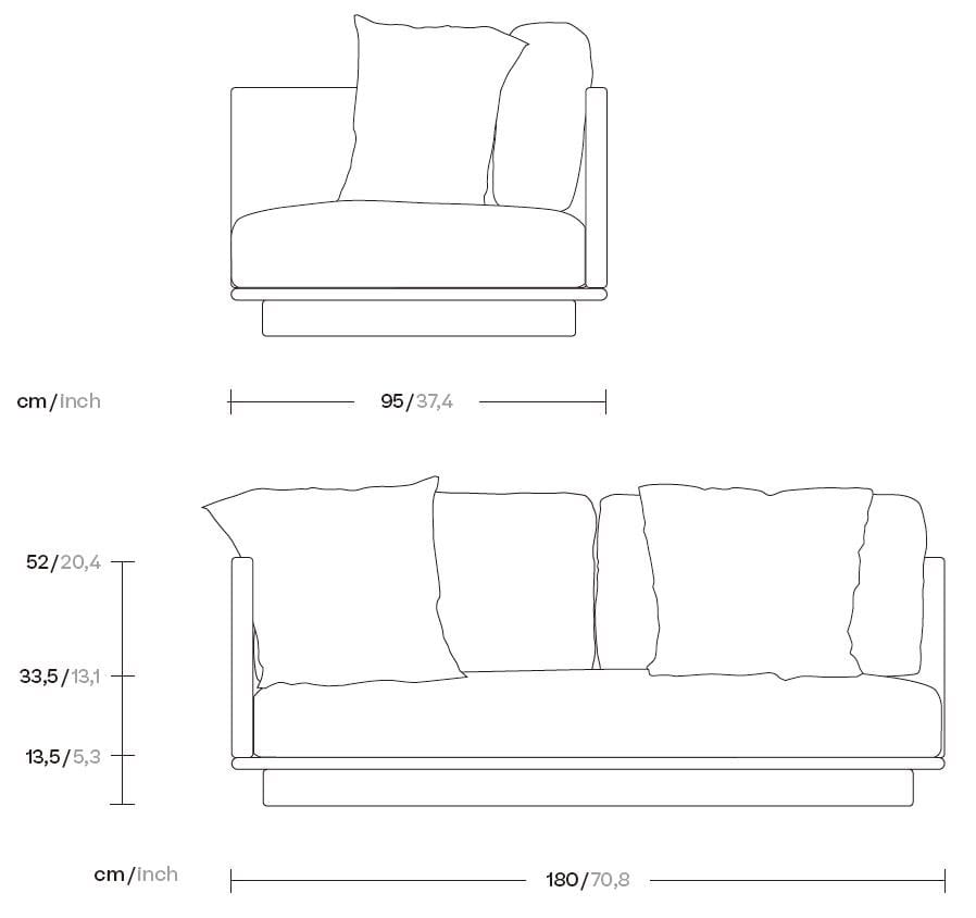 2-местный садовый диван Kettal Джиро ARCH-00064732 - Вид №2