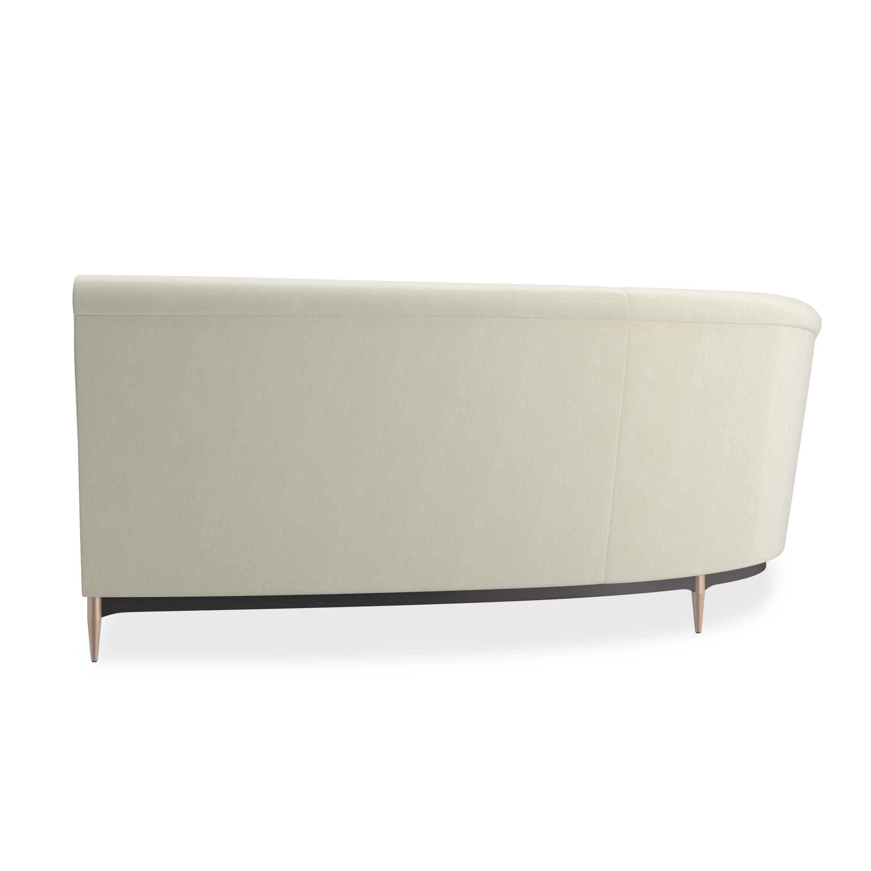 2-местный бархатный изогнутый диван Caracole Three'S Company Laf ARCH-00096575 - Вид №14