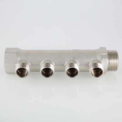 VTc.500.N.0602 Коллектор с наружной резьбой Valtec 1", 2 х 1/2"  - Вид №8