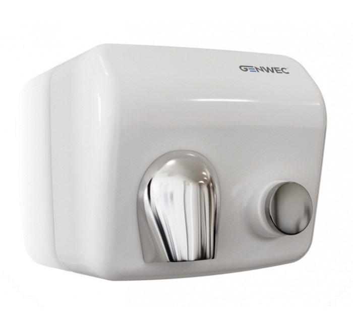 GW01 15 01 00 Genwec Белая сушилка для рук Bladeflow ABS (бесщеточная) 