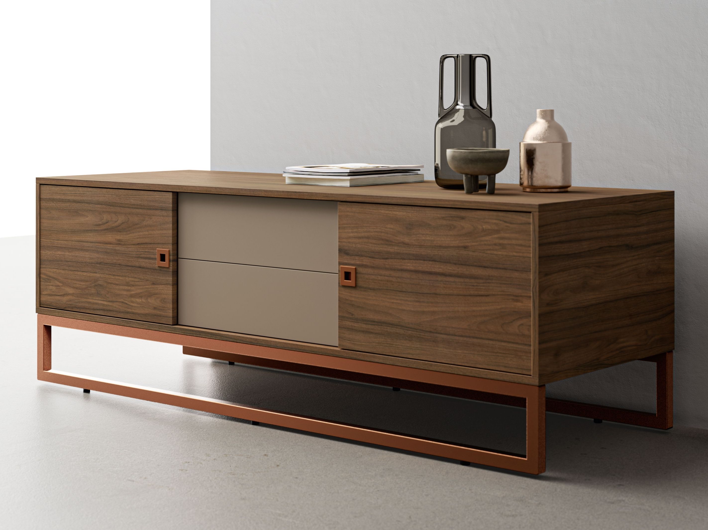 Деревянный офисный шкаф с распашными дверцами и ящиками About Office Bold58 ARCH-00141530