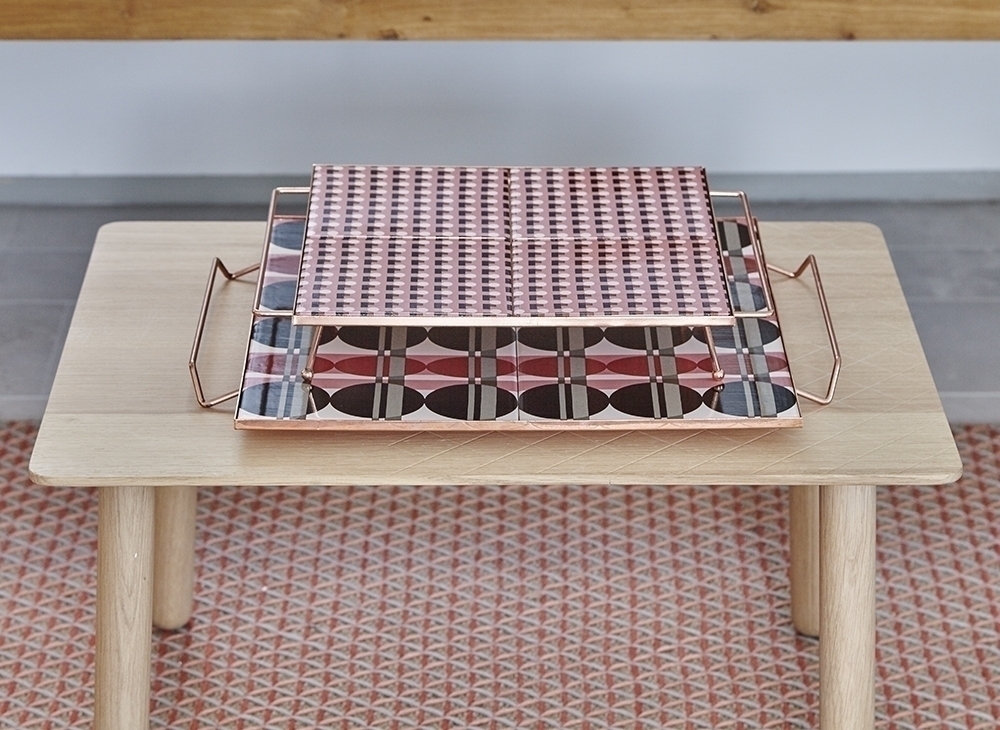 100558 Поднос квадратный Pink 40x40 GAN Mix & Match  - Вид №2