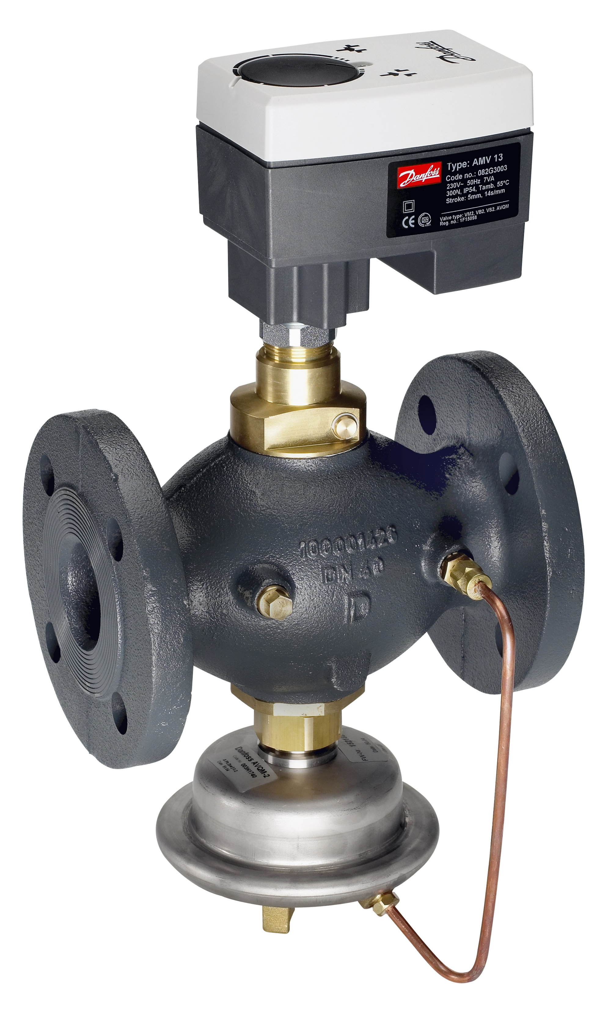 Danfoss Редукторные электроприводы с трехпозиционным управлением Электропривод импульсный AMV13 230B 082G3003  - Вид №13