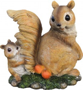 11235 БЕЛКА с БОЛЬЧОНКОМ, скульптура из бетона LAB.Space 