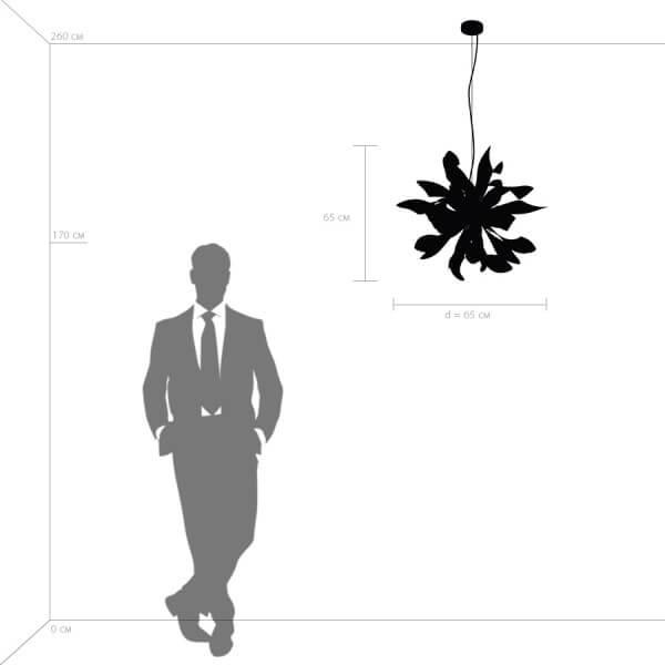 Подвесная люстра Lightstar Turbio 754266 LIGHTSTAR ДИЗАЙНЕРСКИЕ, TURBIO 137773 Белый  - Вид №2