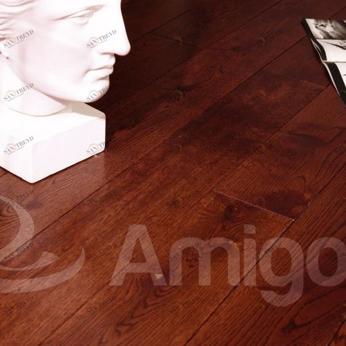 Массивная доска Amigo Classic Миндаль Дуб Натур (Гладкая) 400-1600х127 мм 3100300031