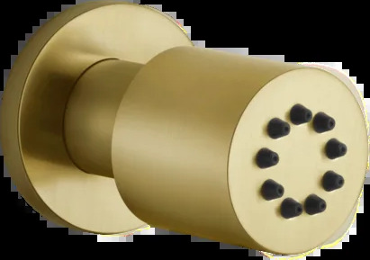 Корпус реактивного двигателя 13375 716 Gessi Ventaglio PVD С ЗОЛОТОЙ ЩЕТКОЙ