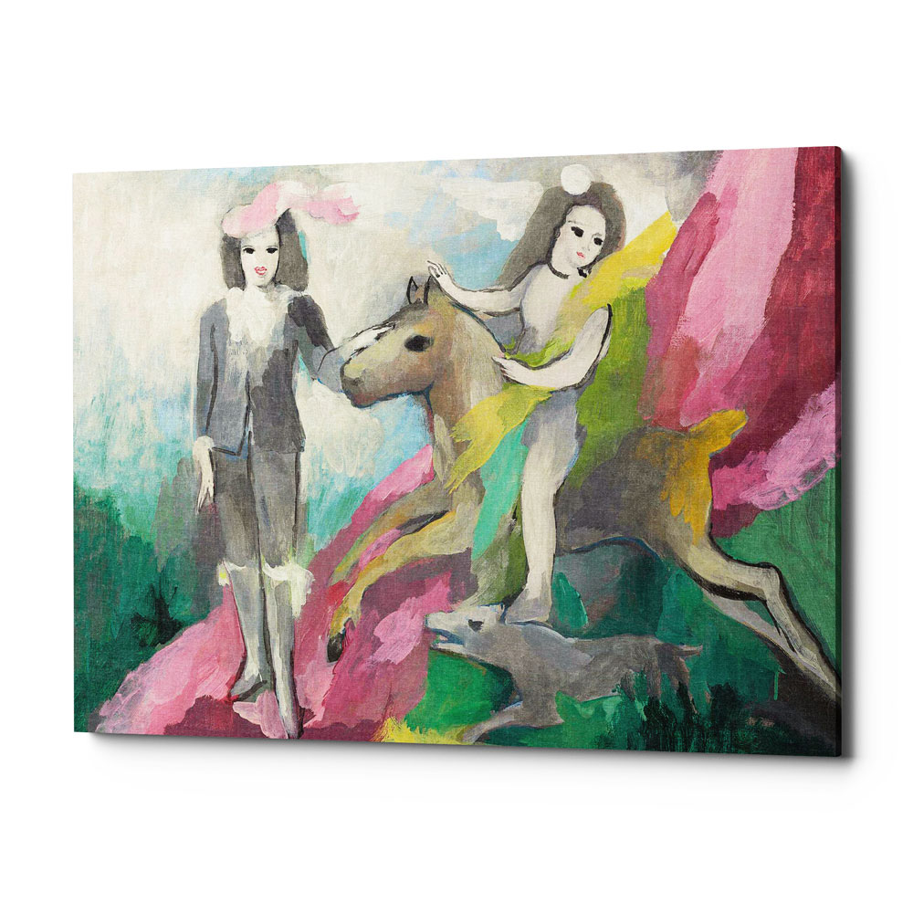 896518971_2628 Картина «Наездница и паж» (холст, галерейная натяжка) Object Desire 