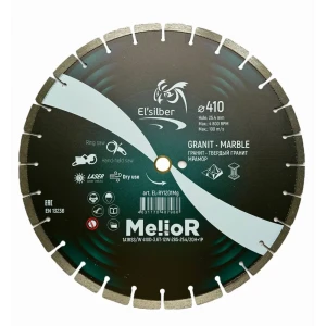 91780440 Диск алмазный по граниту Elsilber MelioR 1A1RSS/W сегментный 410x25.4x3.6 мм STLM-1497654