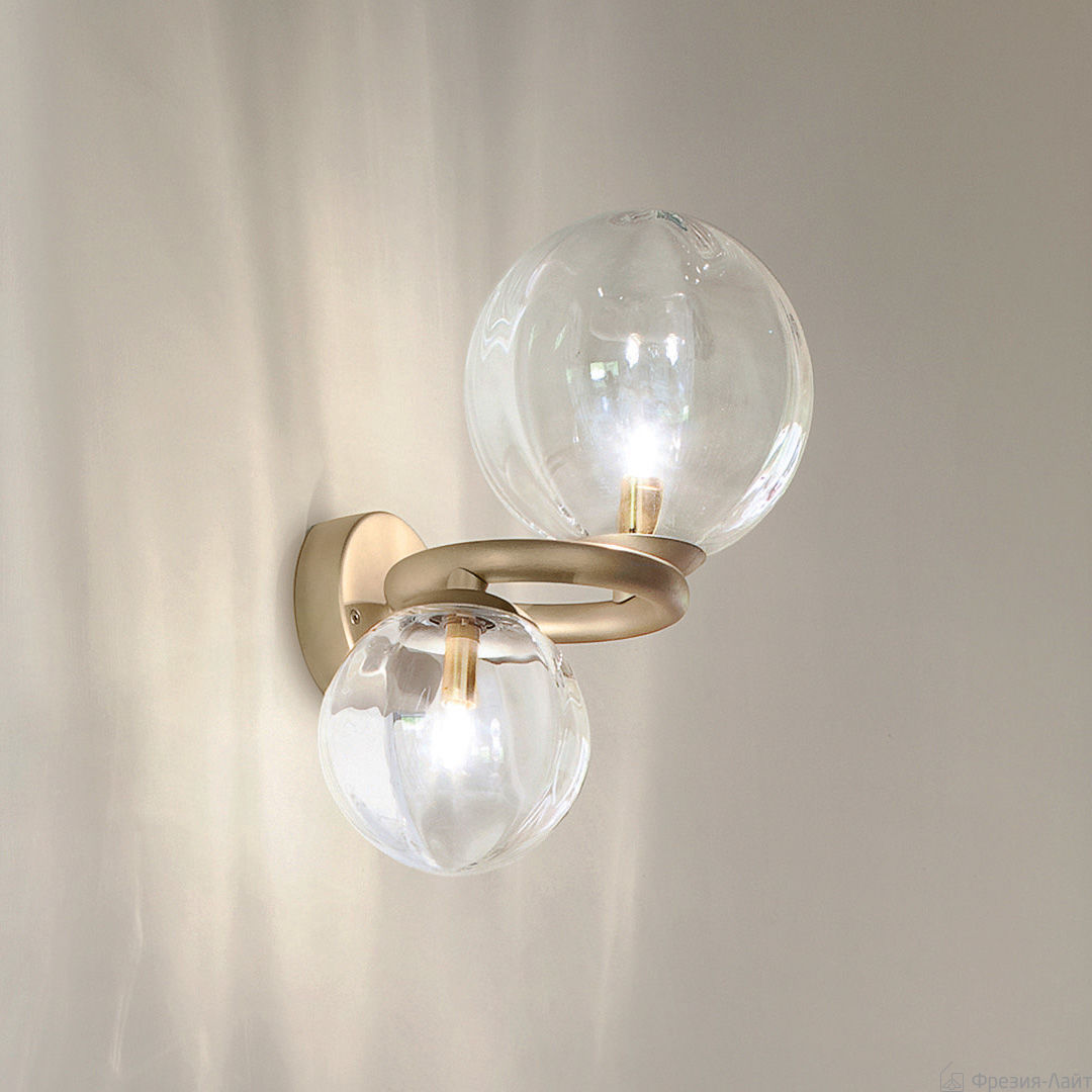 Vistosi PUPPET RING AP 2 CR/BKS бра 119254