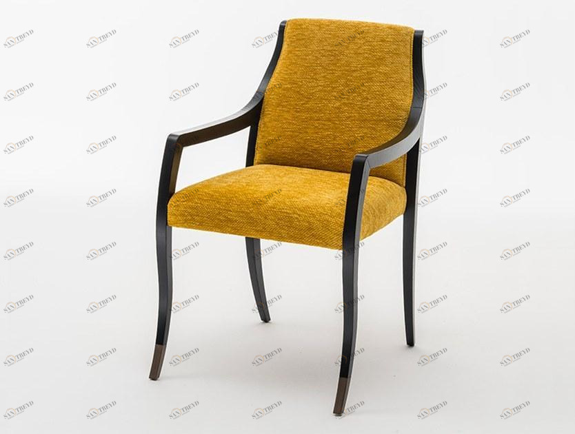 OAK Стул с обивкой и подлокотниками Milano collection Sc5033