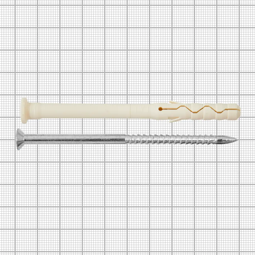 Дюбель-гвоздь SORMAT 8×100 мм с цилиндрической манжетой (4 шт) 84257522 STLM-1584380 - Вид №4