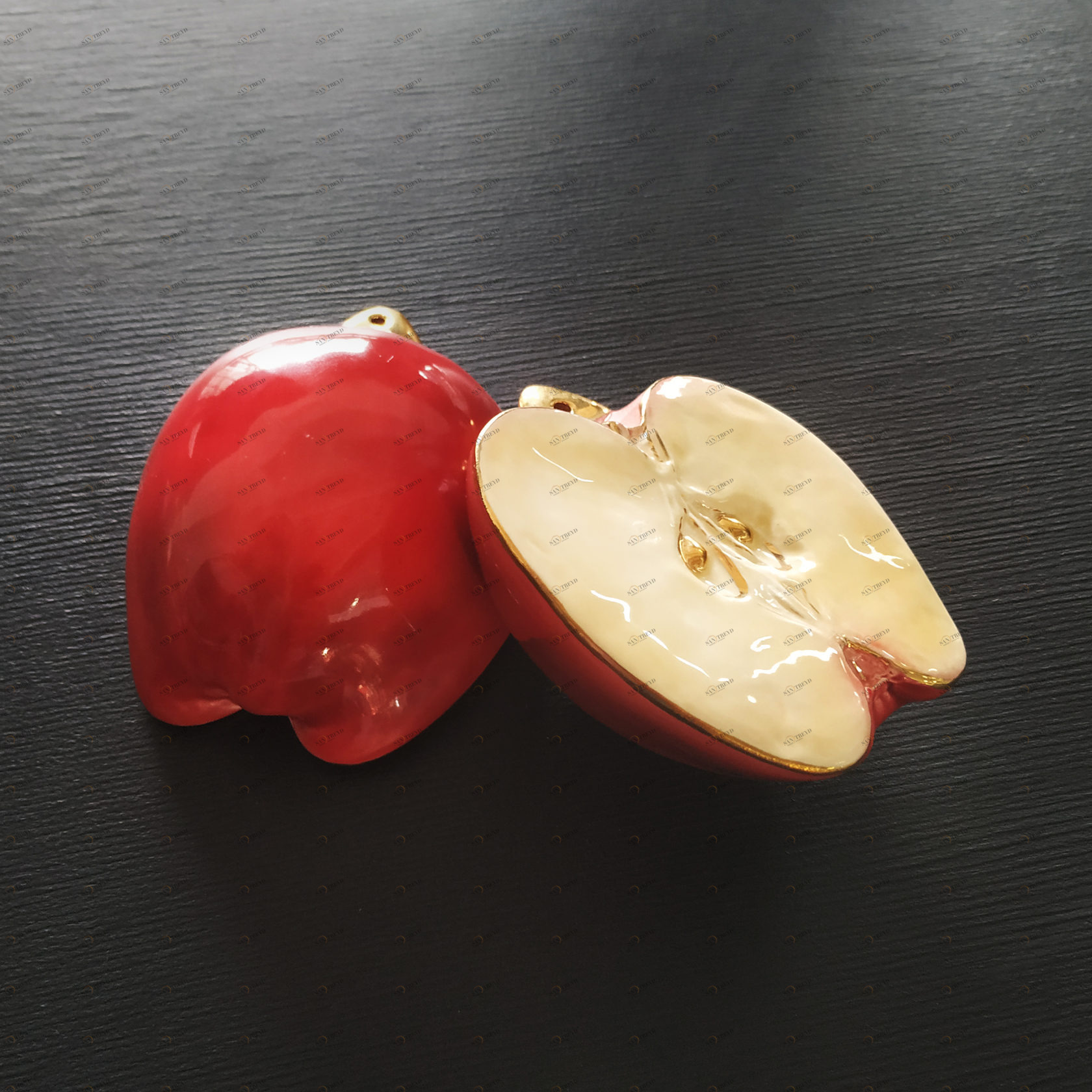 Елочная игрушка «Яблоко» PROVANSFAIENCE sun-id-994660