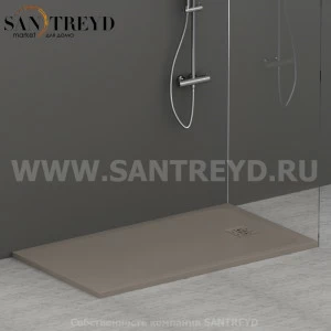 DP14080505 Душевой поддон 140х80 см цвет Кашемир Globo DOCCIAPIETRA Италия