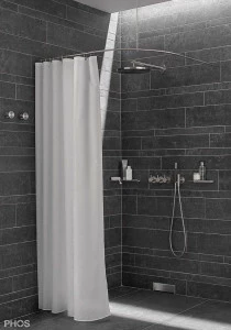 DSB500-900 Квадрант штанги для душевой занавески с радиусом дуги 50 см, 90 x 90 см PHOS