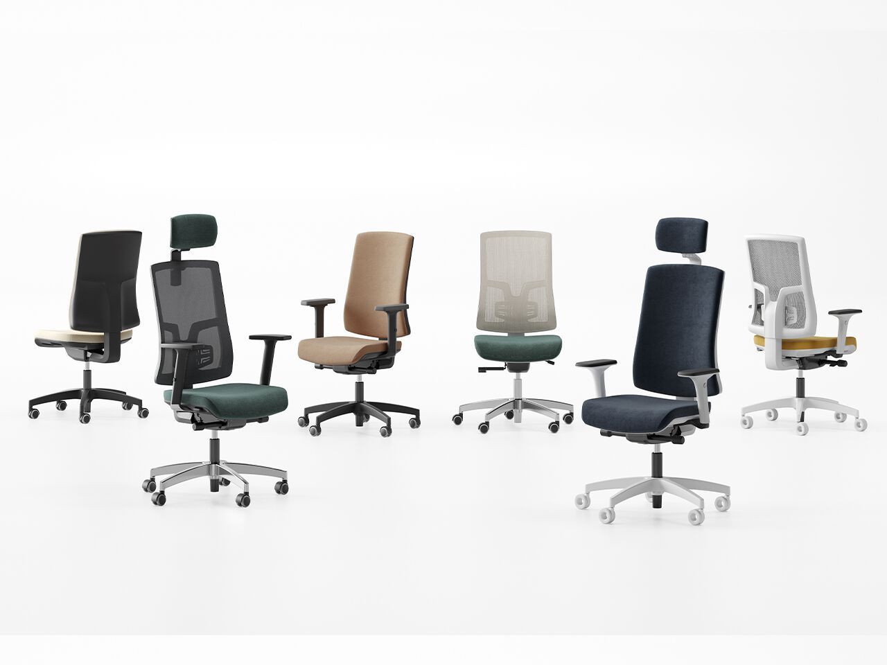 Офисное кресло с высокой спинкой FREZZA Kiku ARCH-00106829 - Вид №1