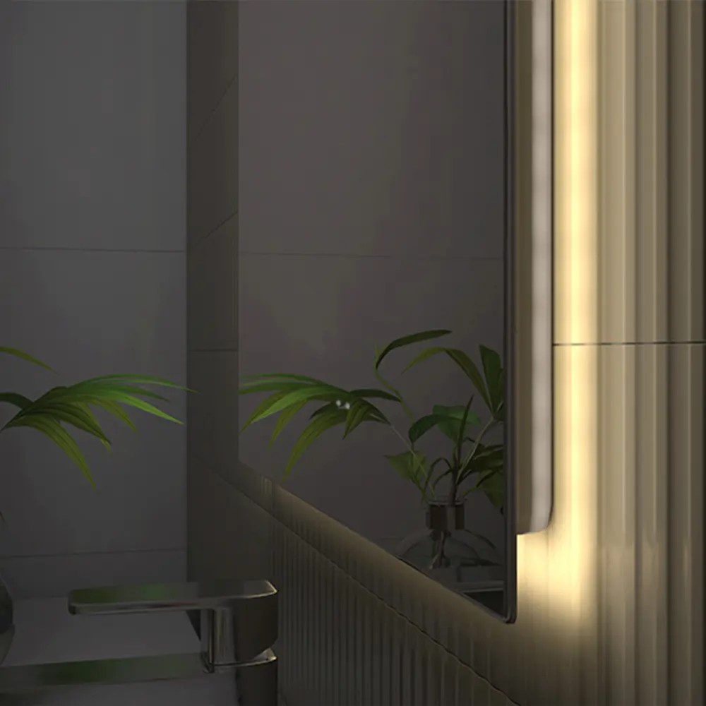 Зеркало Vigo Shine Classic с LED-подсветкой 100×100 см - энергоэффективное решение для ванной 83685354 STLM-0043463 - Вид №6