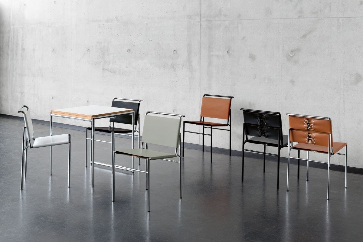 Стальной каркас кожаный стул Classicon Roquebrune ARCH-00064528 - Вид №8