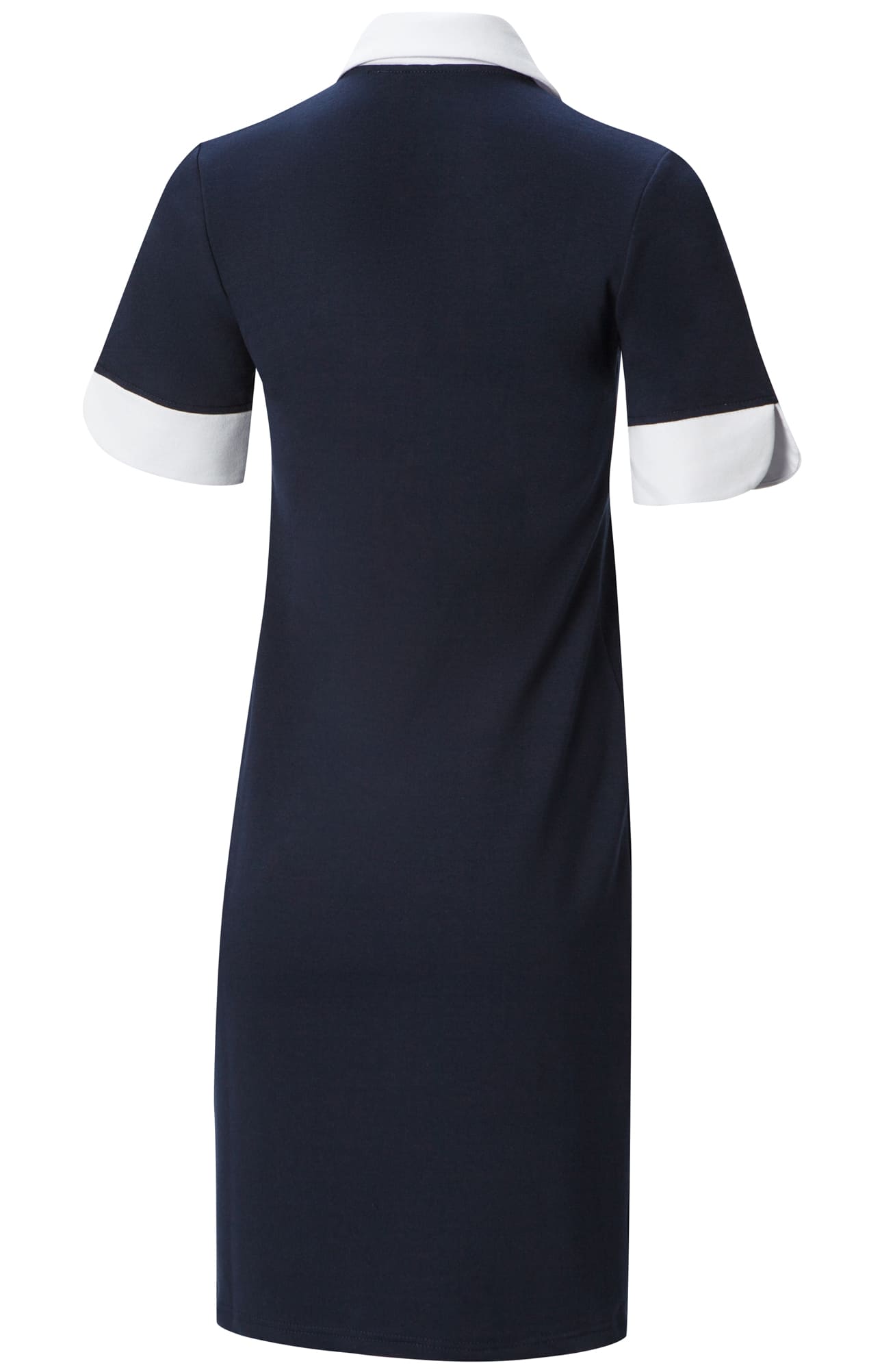 64662 Платье-поло трикотажное цвет NAVY (темно-синий) GRACE  Одежда для обслуживающего персонала  размер 54 (XXXL)  - Вид №1