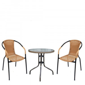 TLH-037С-TLH060RR-D60 Light Beige Комплект мебели Асоль-1LB (2+1) Afina