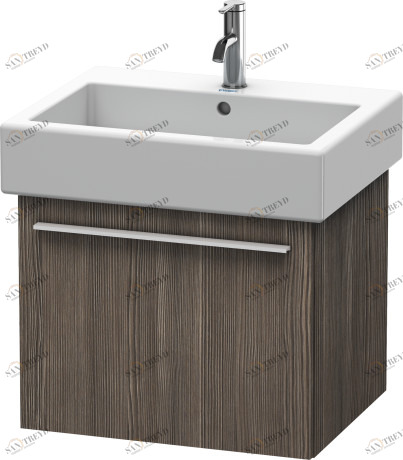 XL604405151 X-Large Тумбочка подвесная Сосна коричневая, декор Duravit
