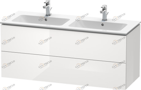 LC625808585 L-Cube Тумбочка подвесная Белый глянцевый лак Duravit
