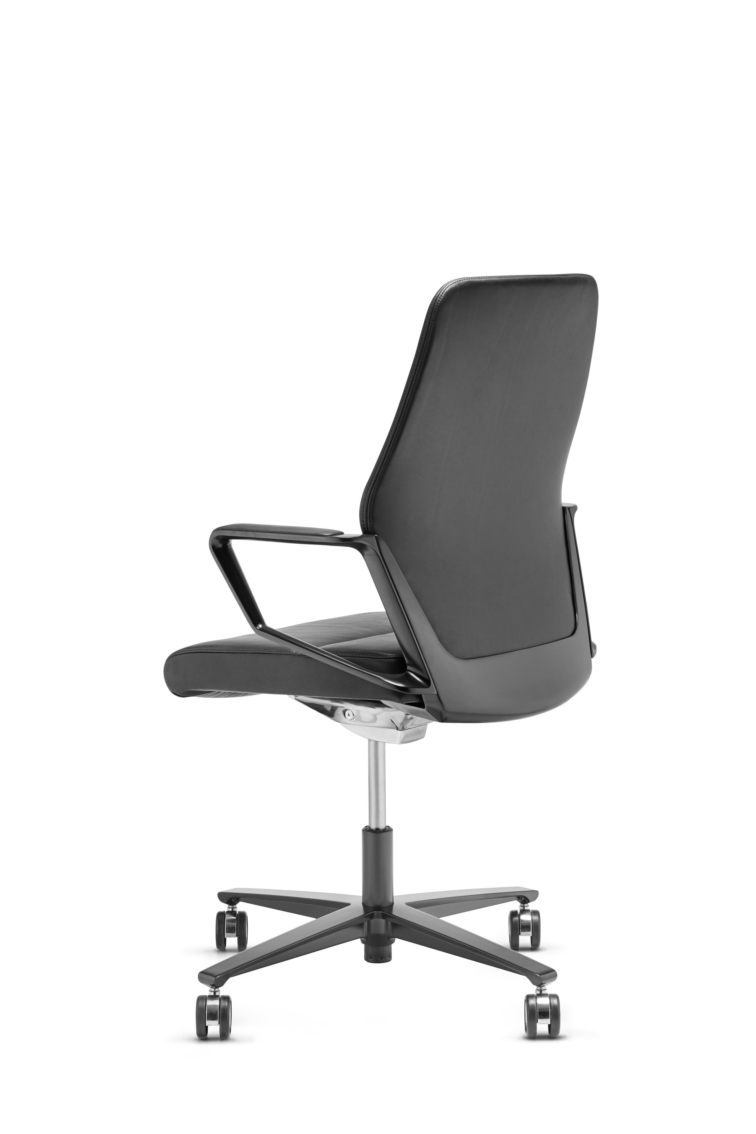 Кожаный поворотный операционный офисный стул с колесами ZÜCO Signo ARCH-00004168 - Вид №1