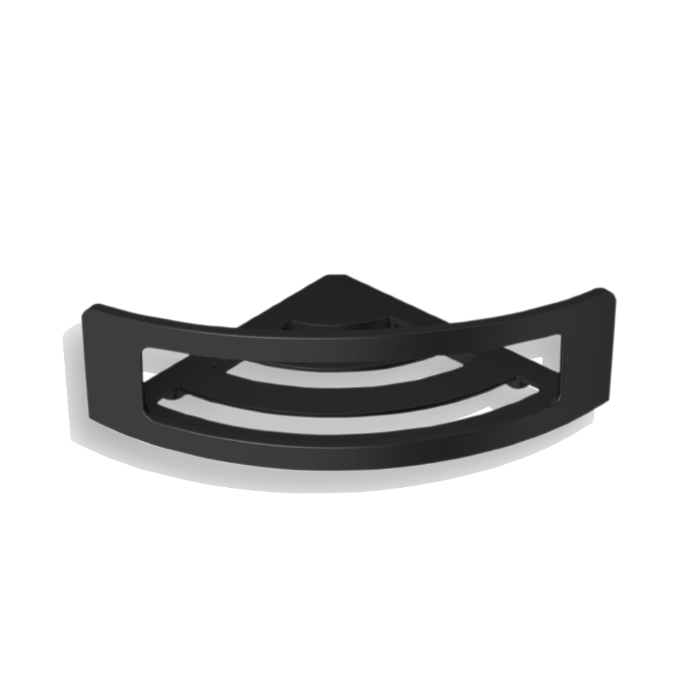 78160-BPC Душевая полка VICO подвесная цвет черный матовый LANGBERGER VICO, BLACK EDITION