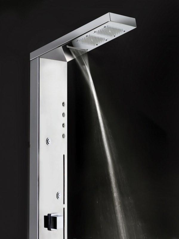 Ama Luxury Shower Настенная душевая стойка из нержавеющей стали с душевой лейкой  Cu6000l  - Вид №2