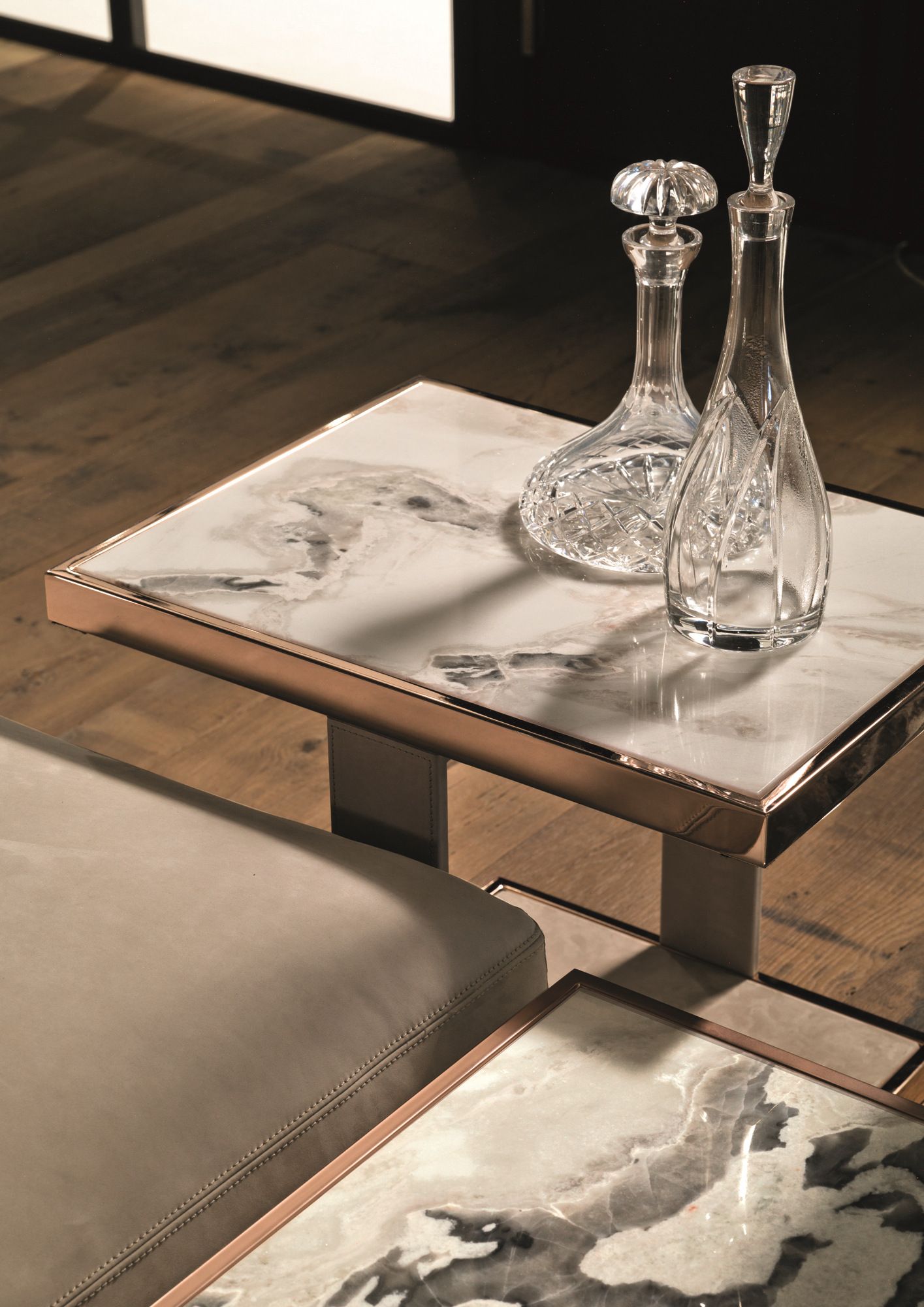 Прямоугольный мраморный журнальный столик Longhi Loveluxe ARCH-00031936 - Вид №10