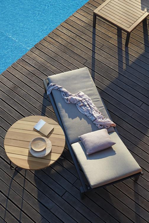 MNST471 Шезлонг лава f10 текстиль черный Manutti Fuse - Вид №2