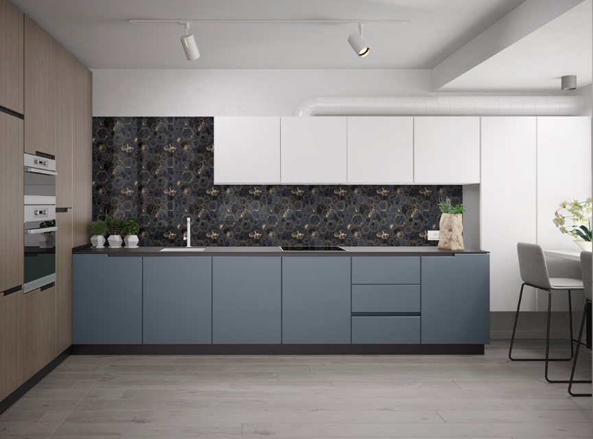 Стеновые панели - Гексагон планет LIGRON LIST138 2255 - Вид №2