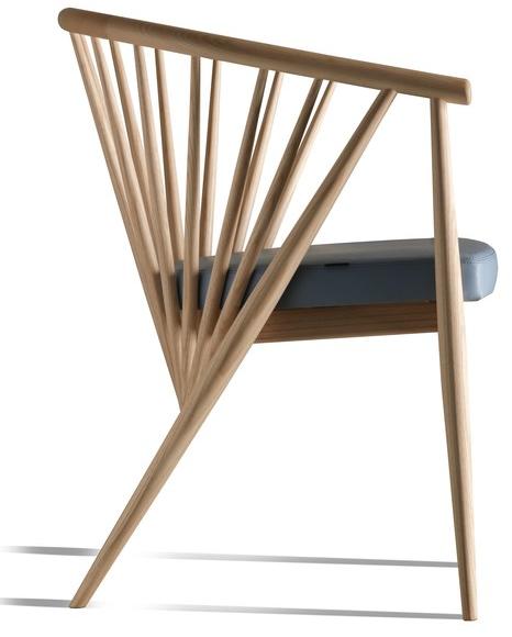Morelato Кресло из ясеня с подлокотниками Contemporaneo Art. 3805/f - Вид №2