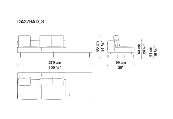 Кожаный диван B&B Italia док ARCH-00130675 - Вид №54