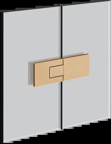Петли с функцией подъема 67615 735 Gessi Shower g ТЕПЛАЯ БРОНЗА PVD
