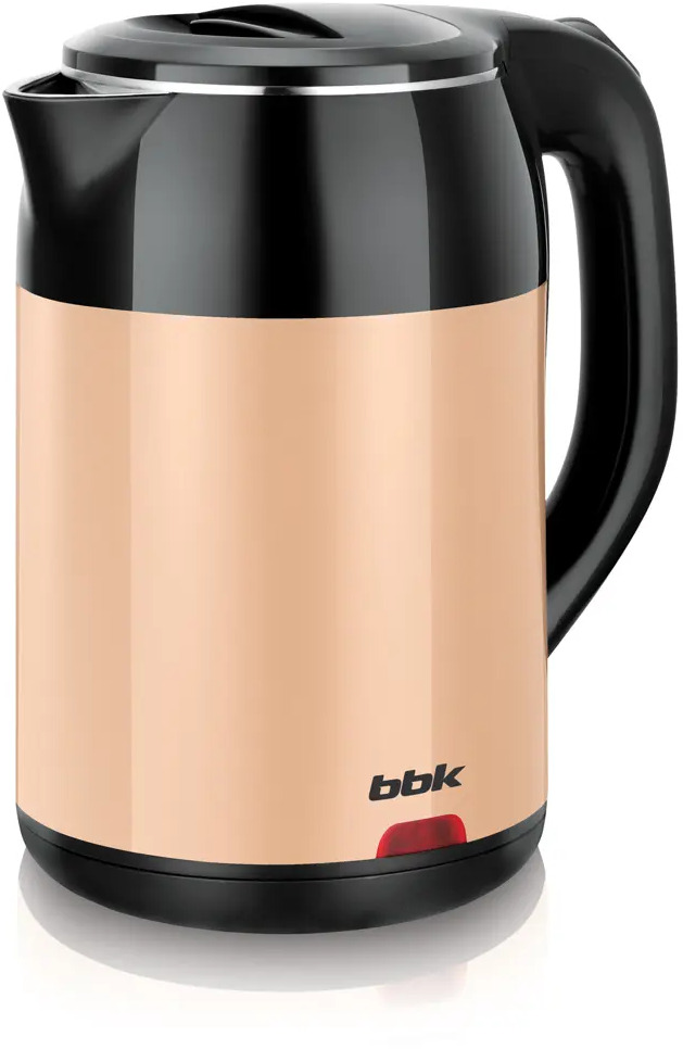 90842312 Электрический чайник Bbk Ek1709p 1.7 л металл цвет черный/бежевый STLM-0408559