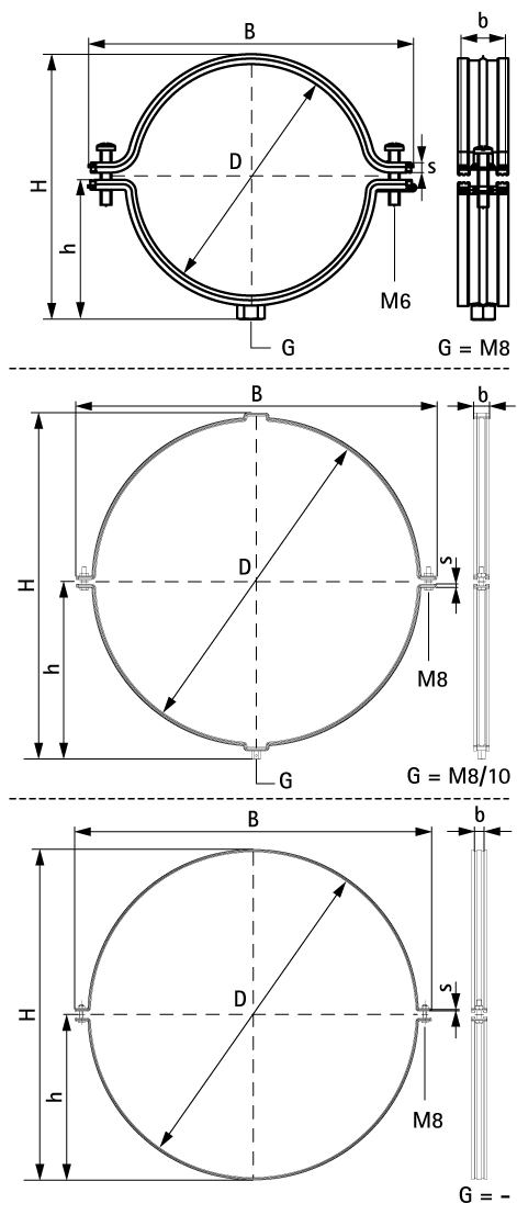 4115250 BIS Aero® Вентиляционные хомуты для вентиляционных труб walraven  - Вид №1