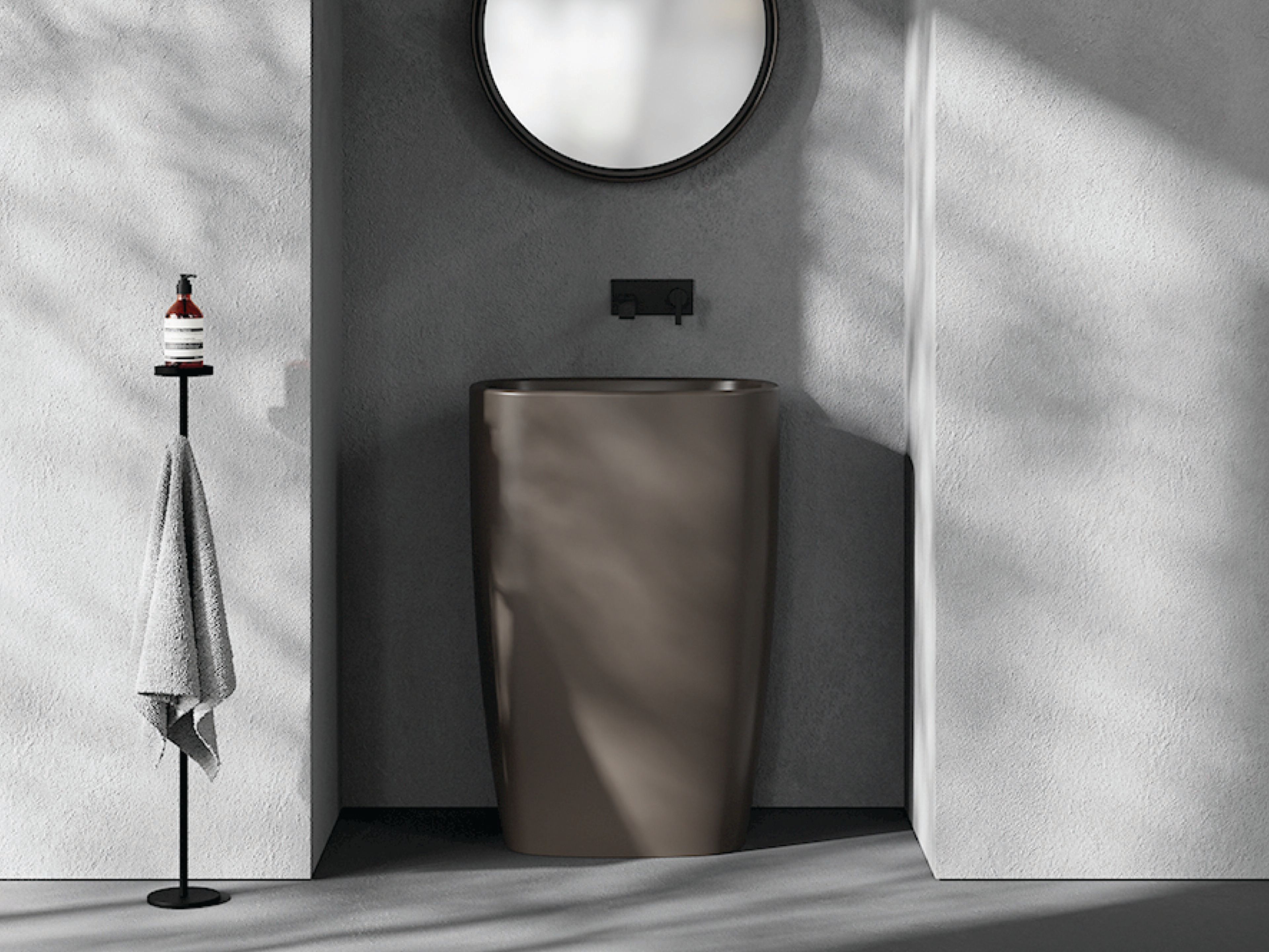 Керамическая отдельно стоящая раковина Nic Milk ARCH-00078642