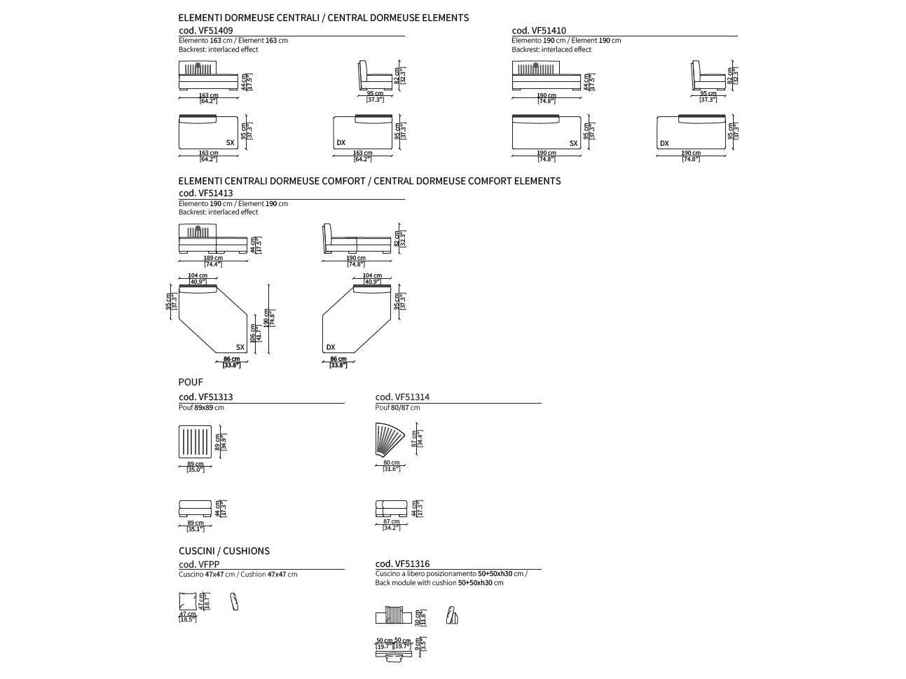 Модульный тканевый диван Vittoria Frigerio DURINI LUX ARCH-00132962 - Вид №7