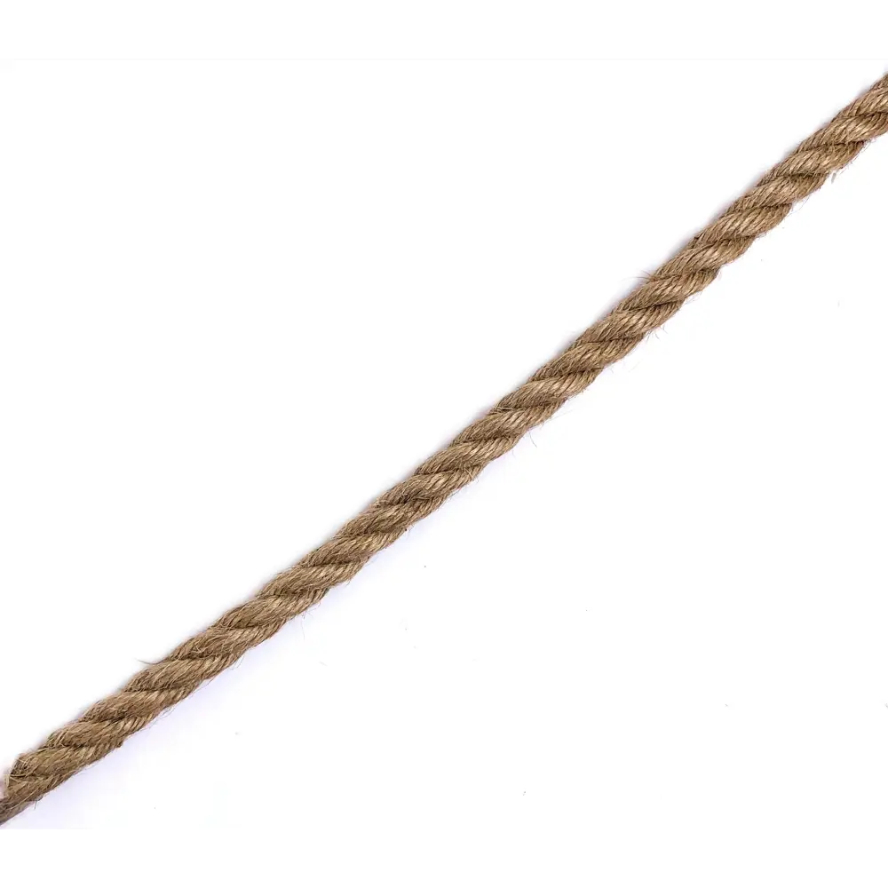 Джутовая веревка СИБШНУР 10 мм × 10 м для хозяйственных работ 82202109 STLM-1571533