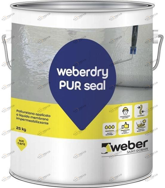 Saint-Gobain Weber Однокомпонентная полиуретановая жидкая мембрана Weberdry sun-id-1363774