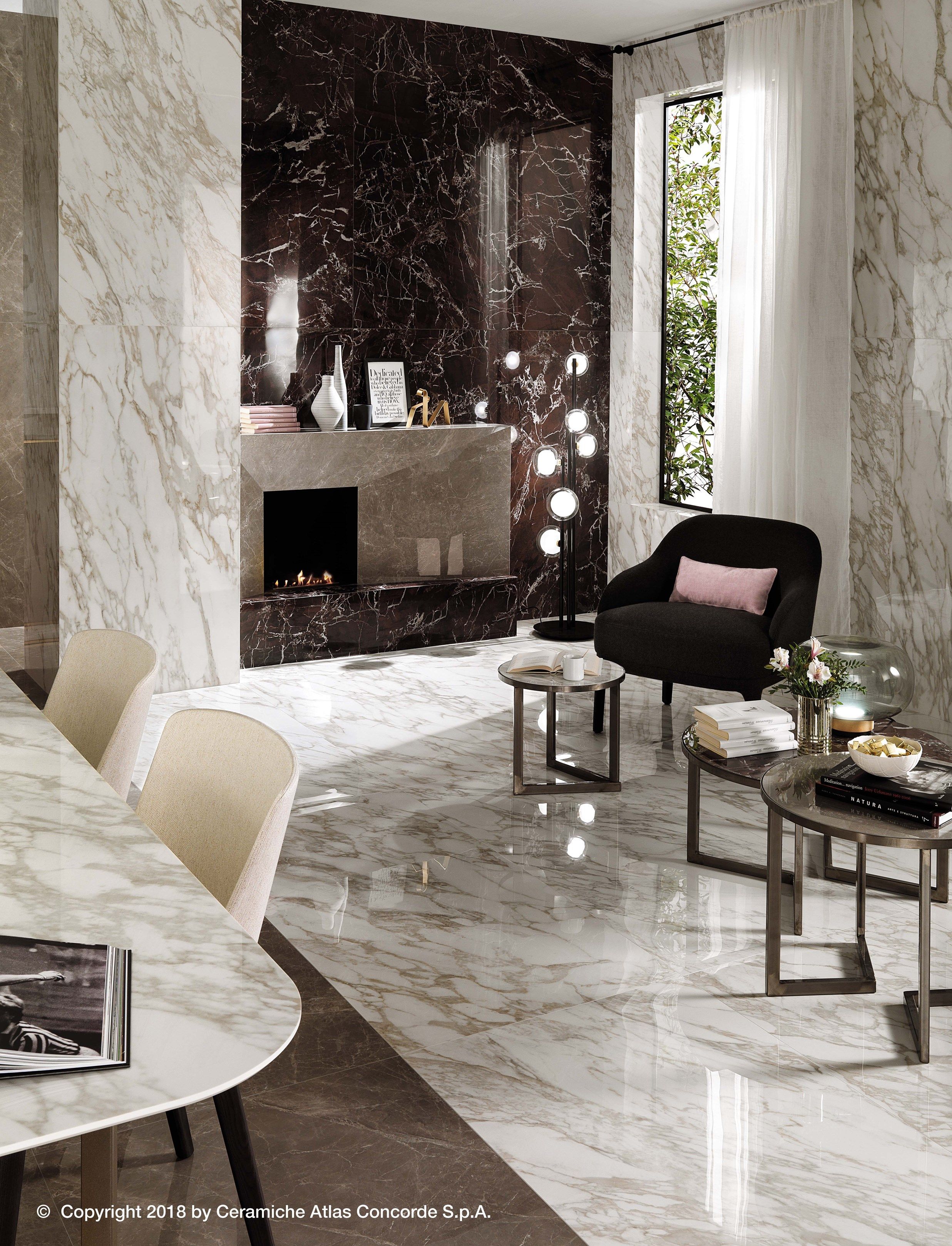 Пол из керамогранита с мраморным эффектом Atlas Concorde Marvel Edge ARCH-00074519 - Вид №3