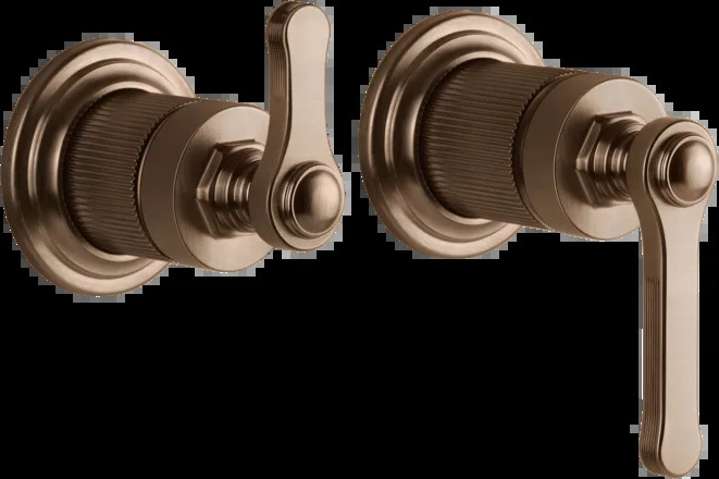 Смеситель для душа 65038 708 Gessi Venti20 МЕДНЫЙ МАТОВЫЙ PVD