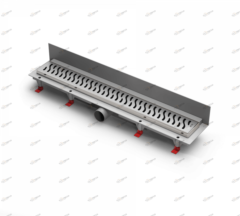 Водоотводящий желоб ALPEN Harmony ALP-750HN2 к стене с рамкой 