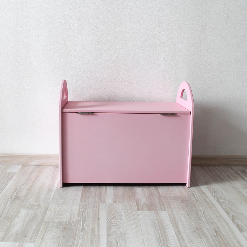 Детский сундук для игрушек розовый с сердечком VAMVIGVAM  282042 Розовый Santreyd  - Вид №7