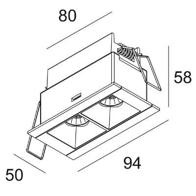 Несколько светодиодных утопленных прожекторов Deltalight DOT.COM ST ARCH-00052234 - Вид №7