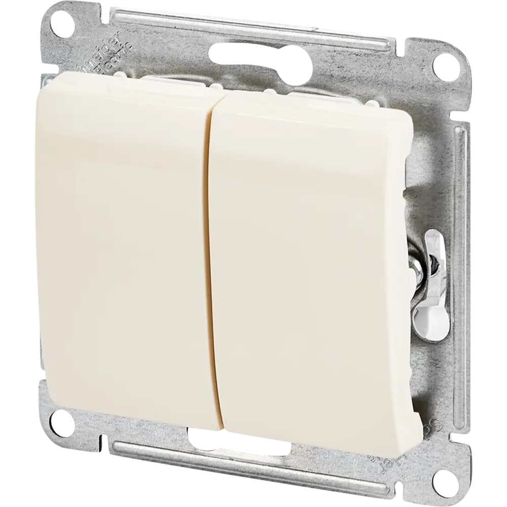 Schneider Electric Glossa - выключатель трёхпозиционный бежевый 87677581 STLM-0074816