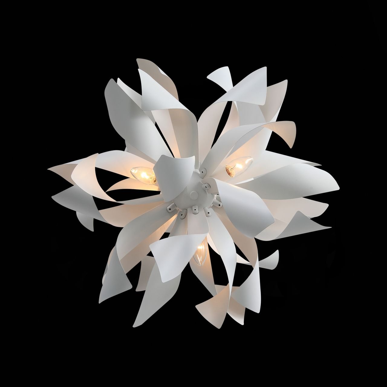 Дизайнерская подвесная люстра ST Luce Spiraglio SL453.503.06 белая ST LUCE ДИЗАЙНЕРСКИЕ 108706 Белый  - Вид №1