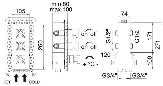 Rubinetterie Treemme Bridge  7894  - Вид №1