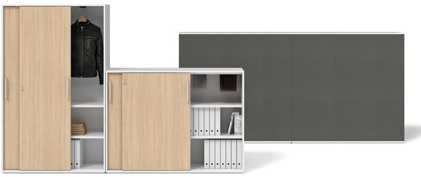 Bralco Высокий офисный шкаф с раздвижными дверцами sun-id-1438795 - Вид №4